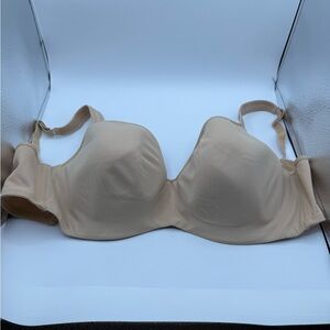 Cacique Women’s Beige Underwire Back Closure Bra 42DDD. F-28